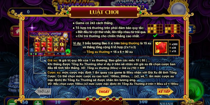 Tổng quan game Kho Tàng Ngũ Long