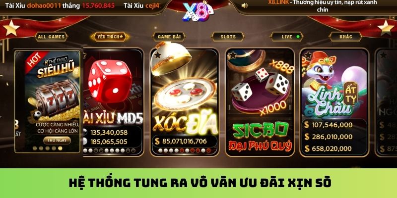 Hệ thống tung ra vô vàn ưu đãi xịn sò